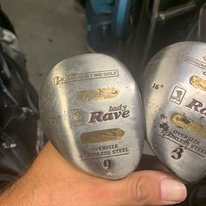 Womans Clubs 4 Pc Wood Set 1/3/5/9
Lady rave